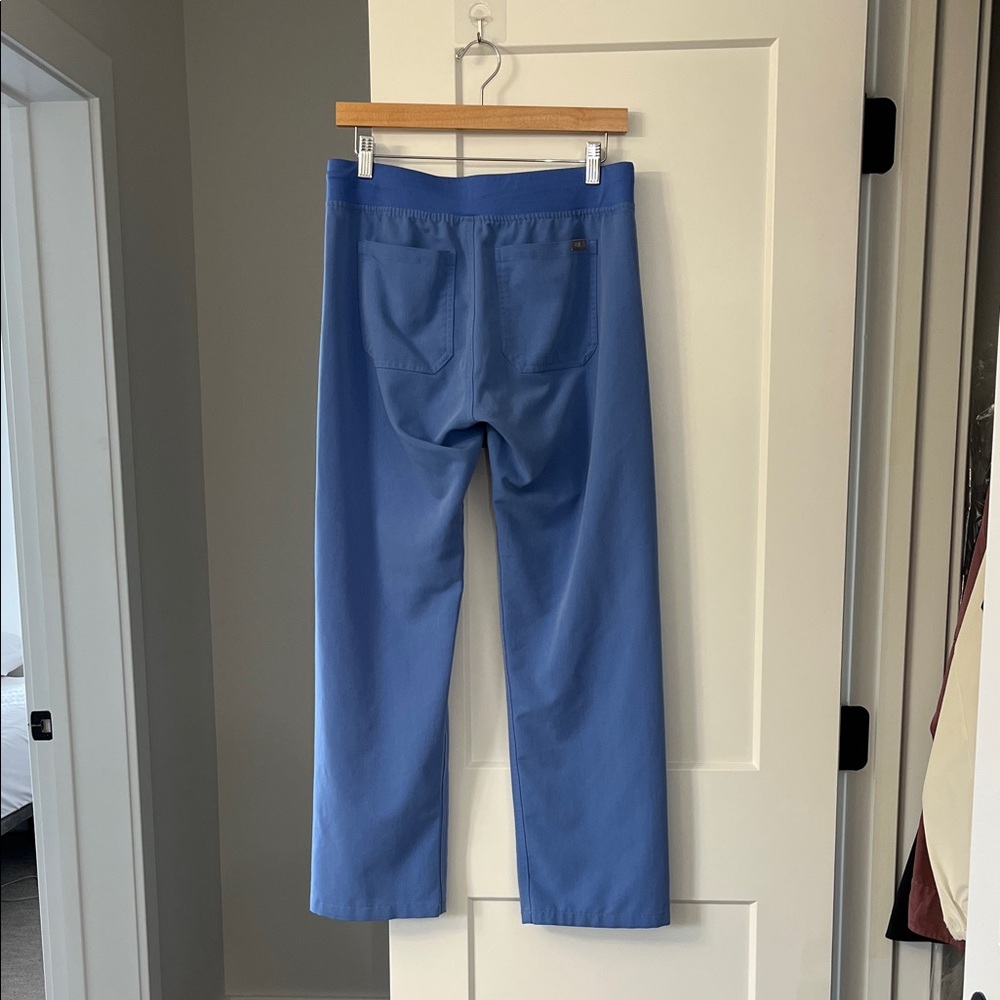 Livingston Ceil Blue Mid Rise Figs Scrubs - Picture 3 of 3